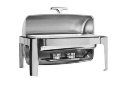 Deluxe Rectangular Roll-Top Chafer
